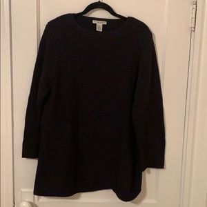 Jillian Jones Woman Black 1X Sweater NEW